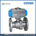 Pneumatic/auto Flange Ball Valve (Two-Piece), pneumatic actuated ball valve